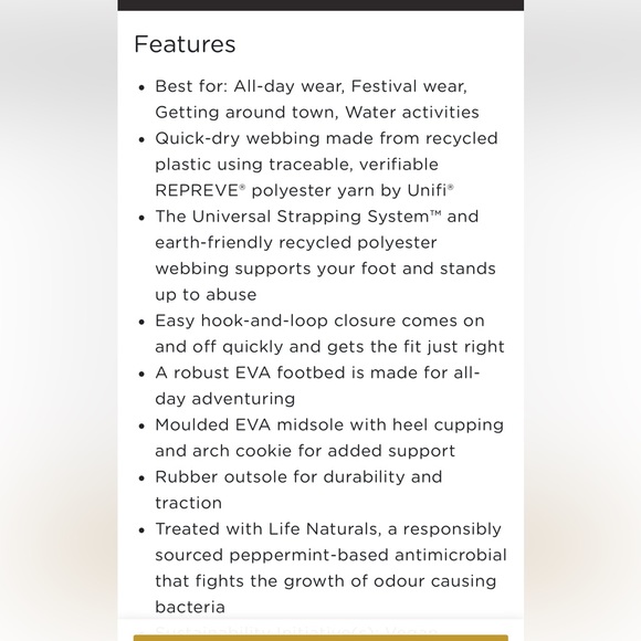 New with box, Teva Hommes sandals, size 11 - Picture 3 of 8